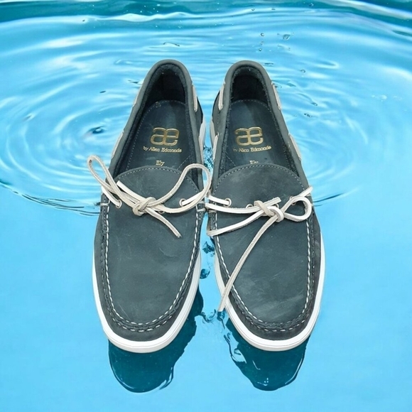 Allen Edmonds Men\'s Ely Leather Boat Shoes with Ties Size 7.5 D main image 8